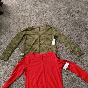 NWT ladies Long Sleeve Ana tshirts size med